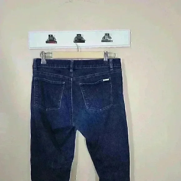 P2 White house black market skinny jeans size small jegging jeans blue denim - Picture 6 of 8